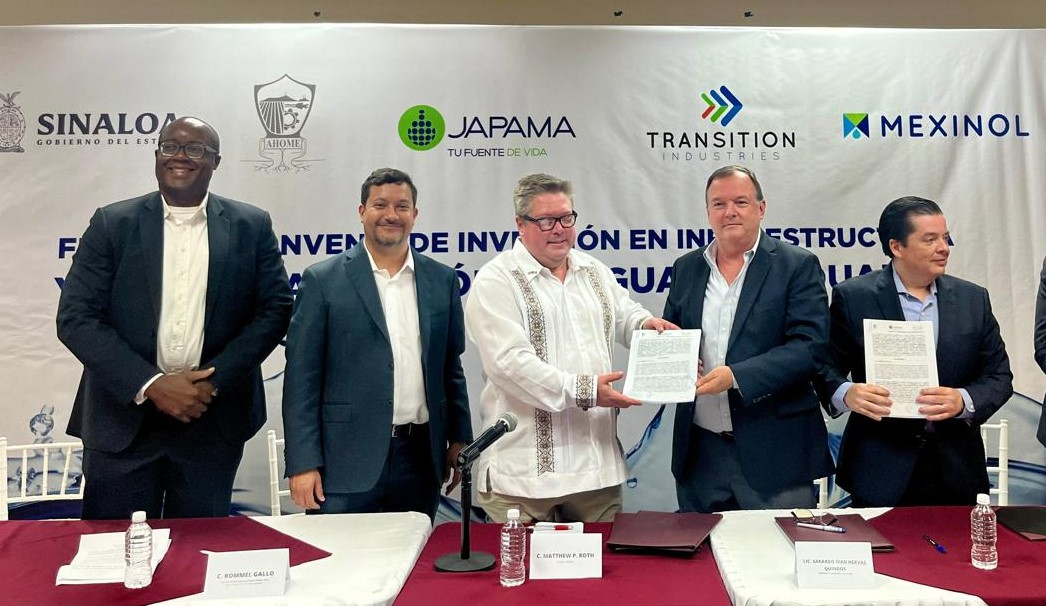 Transition Industries LLC & JAPAMA announce public-private partnership to develop innovative and environmentally responsible wastewater strategy in Sinaloa, Mexico