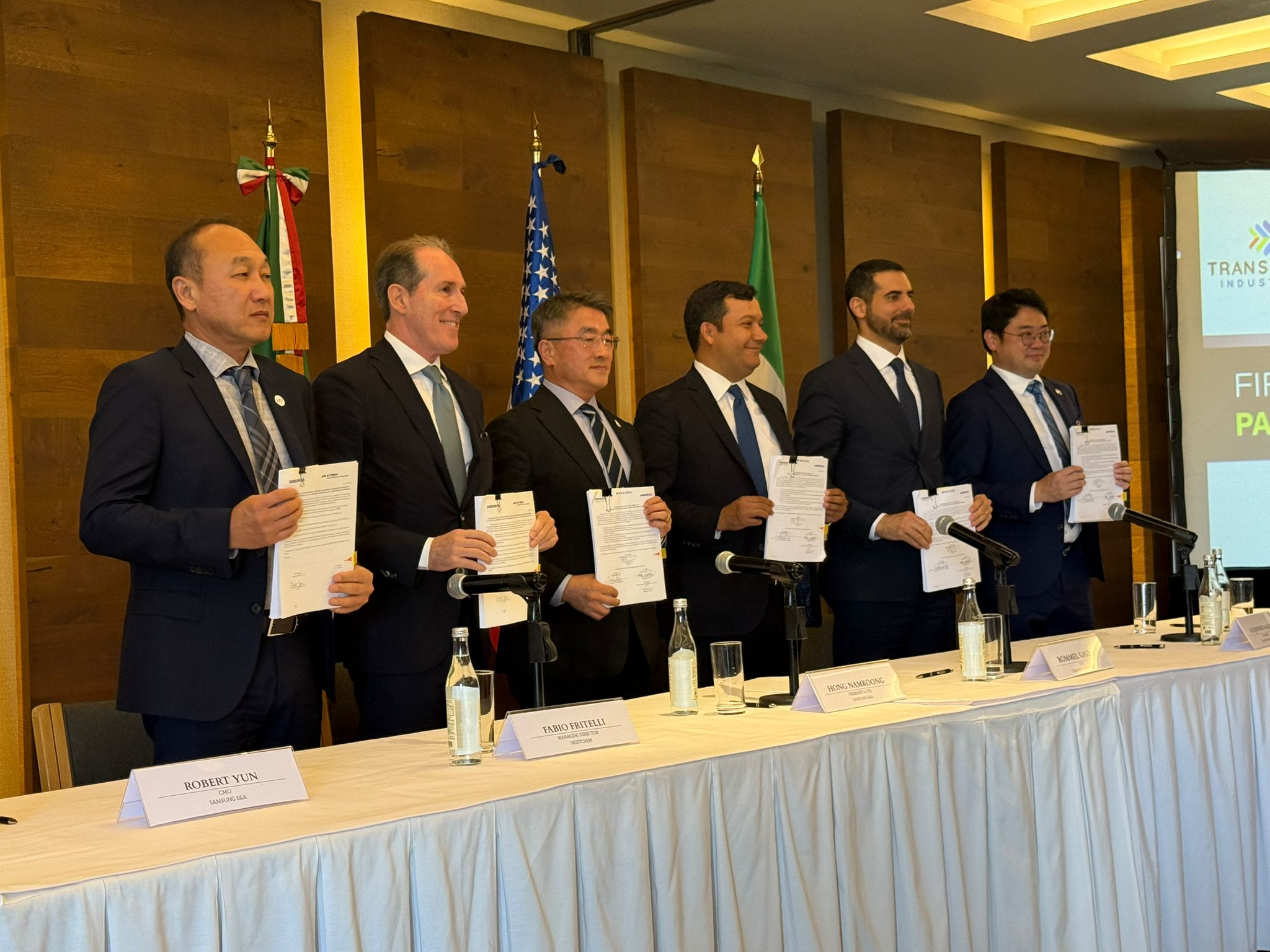 TRANSITION INDUSTRIES SIGNS STRATEGIC AGREEMENTS FOR THE PACIFICO MEXINOL PROJECT, THE LARGEST STANDALONE ULTRA-LOW CARBON CHEMICAL PRODUCTION FACILITY IN THE WORLD