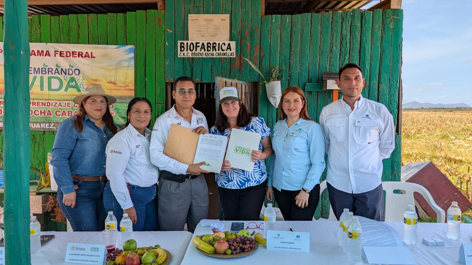 Sembrando Vida and Mexinol establish the first public-private partnership in Sinaloa to build local capacity
